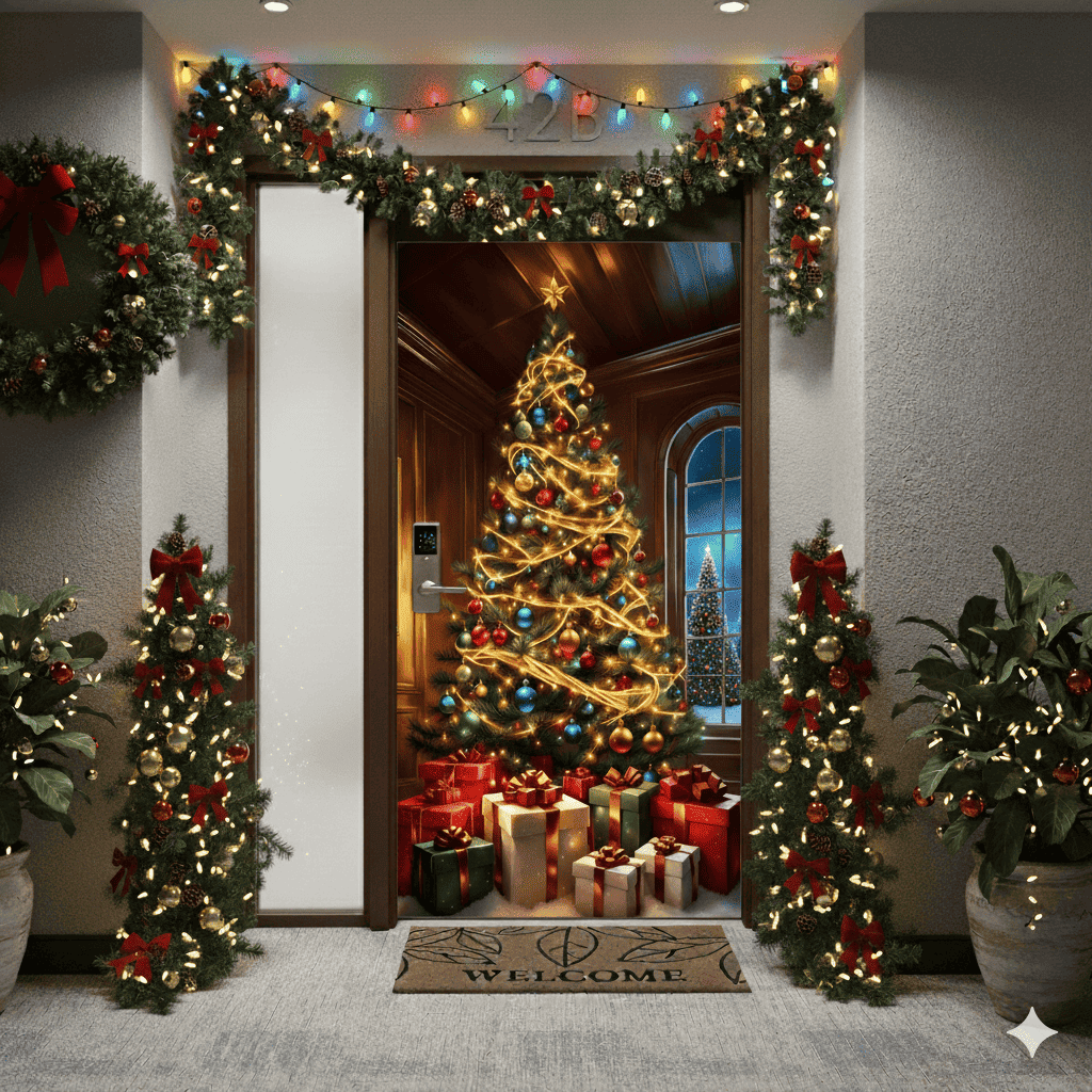 Fundas Navideñas Para Puertas