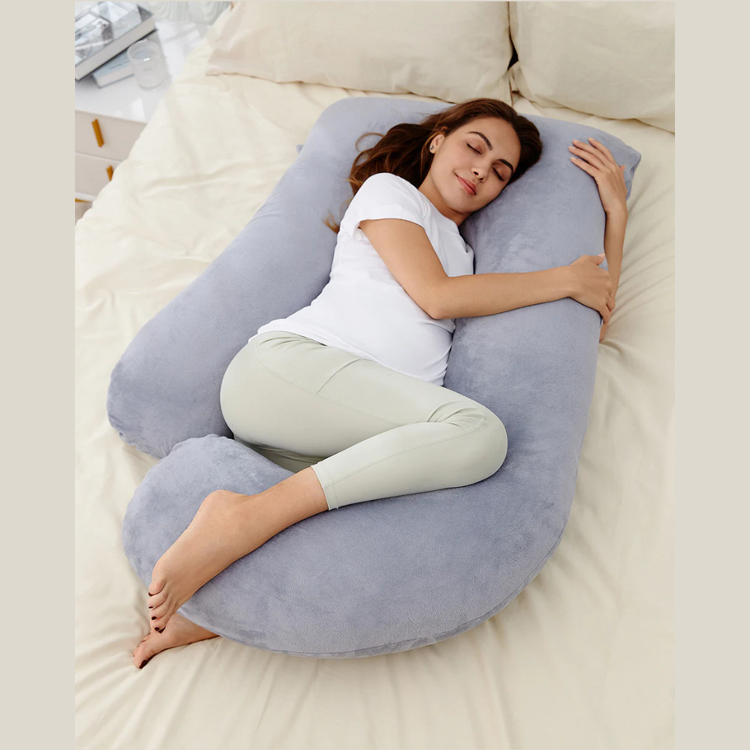 Almohada de Embarazo en U: Descanso Total Para Ti y Tu Bebé