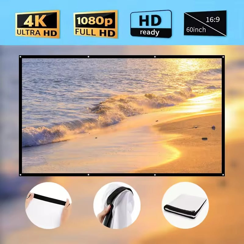 Telón Pantalla Para Proyector