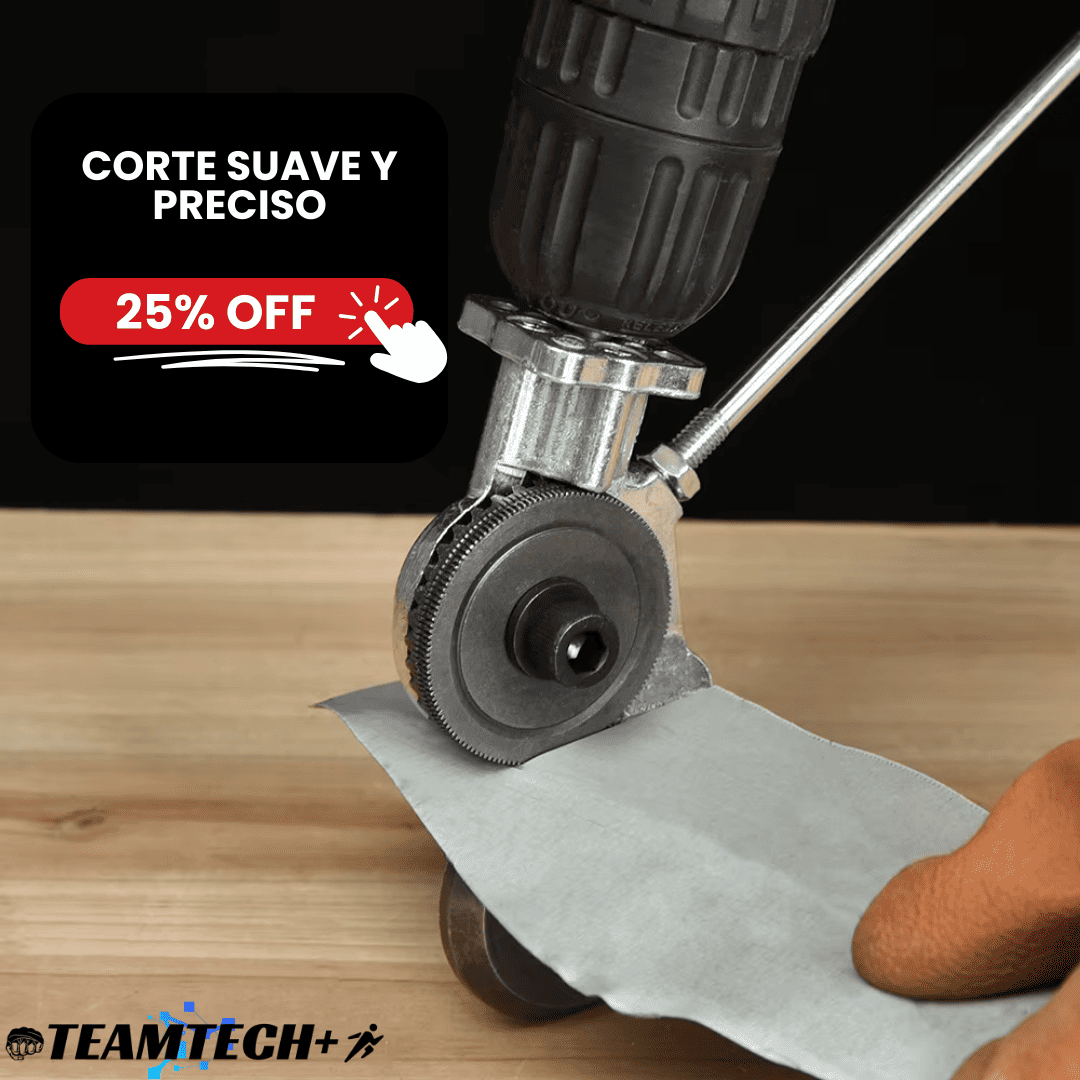 SteelCut: adapta tu taladro para corte de lámina.