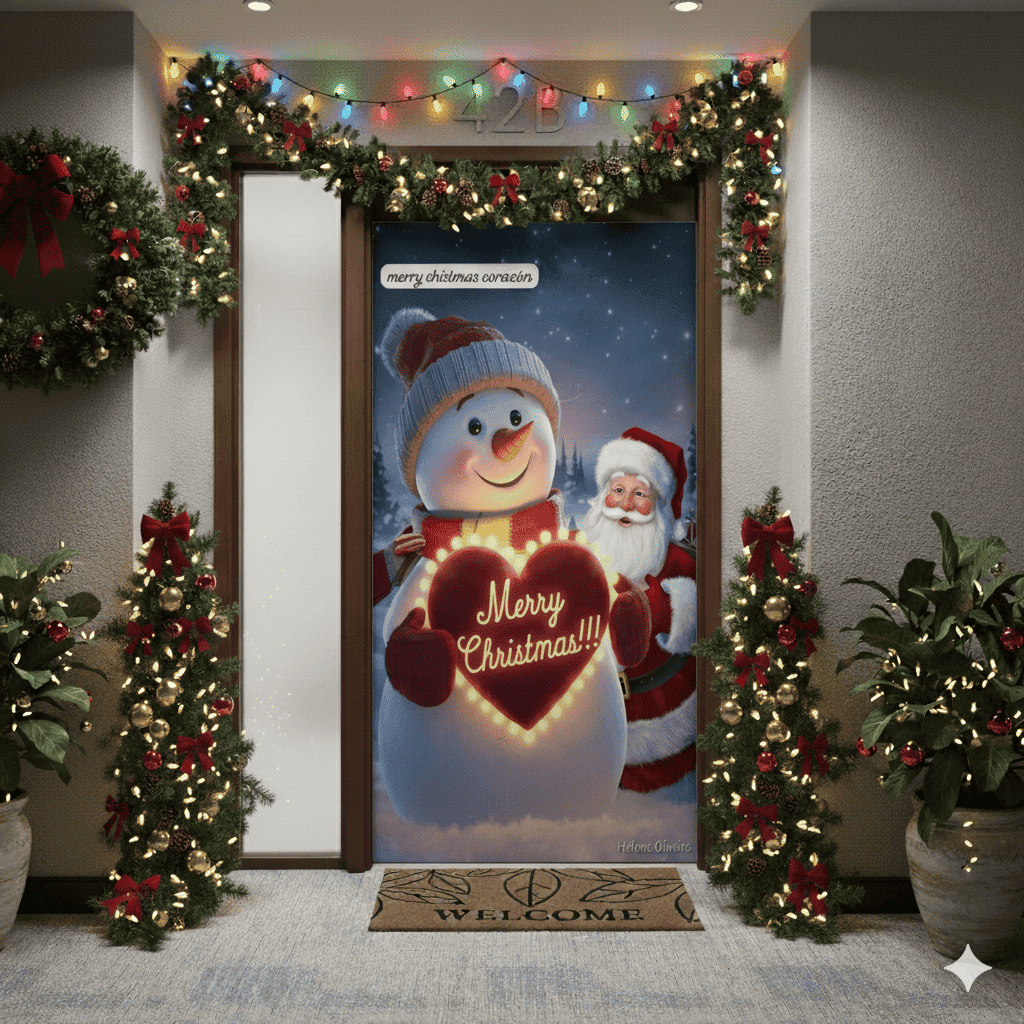 Fundas Navideñas Para Puertas