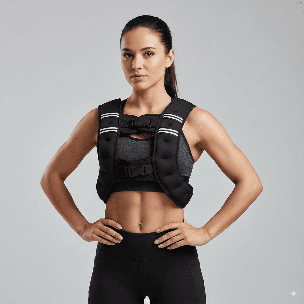 Chaleco de carga 5 kg – Entrena más intenso, quema más calorías