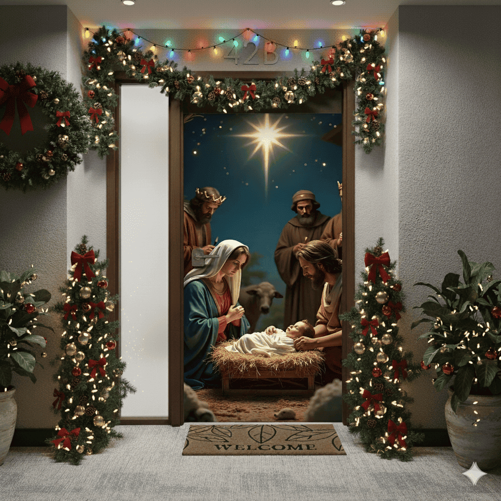 Fundas Navideñas Para Puertas