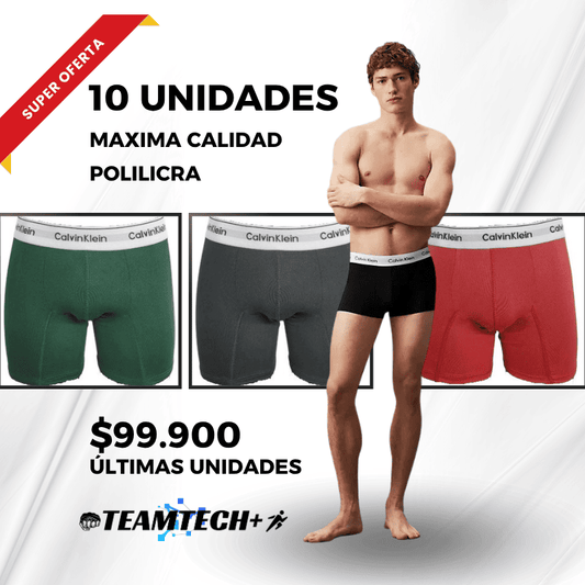 Pack x10 Boxer Calvin Klein Hombre – Estilo y confort