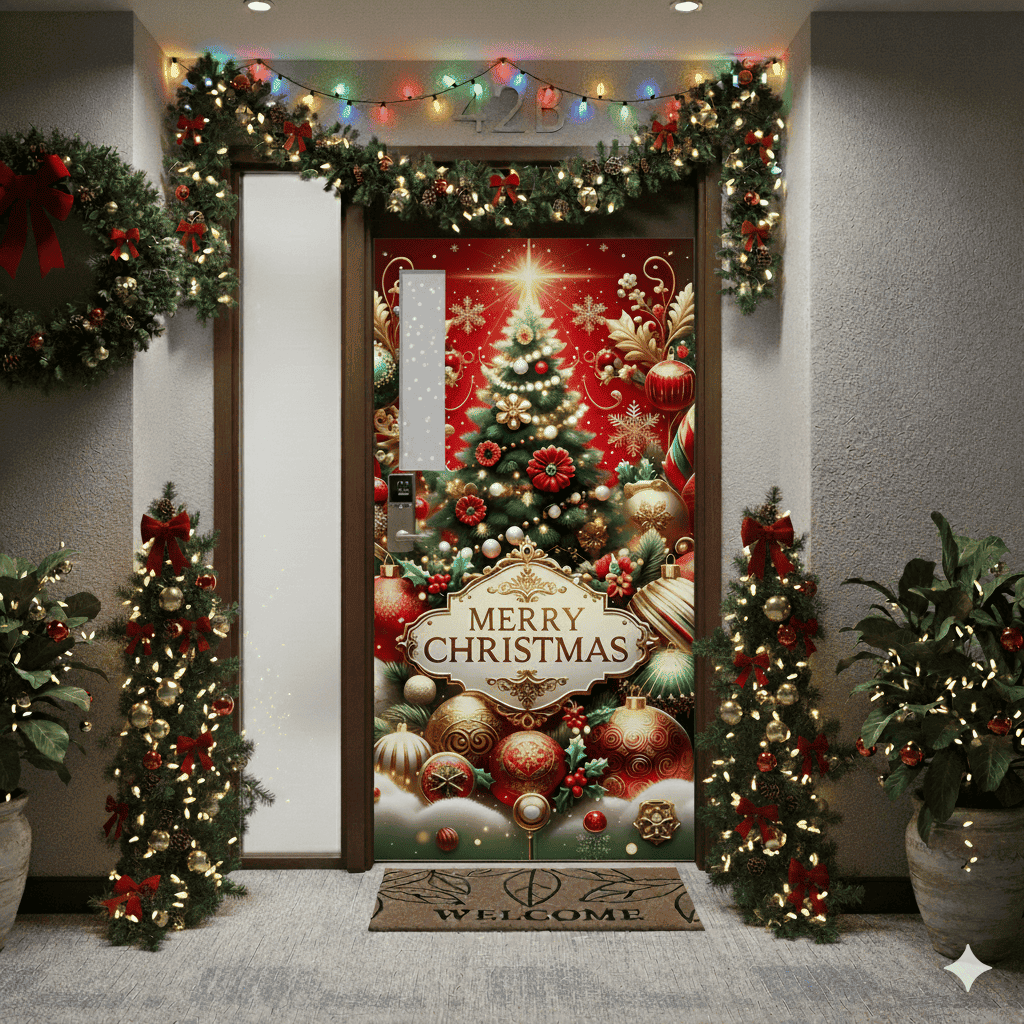 Fundas Navideñas Para Puertas