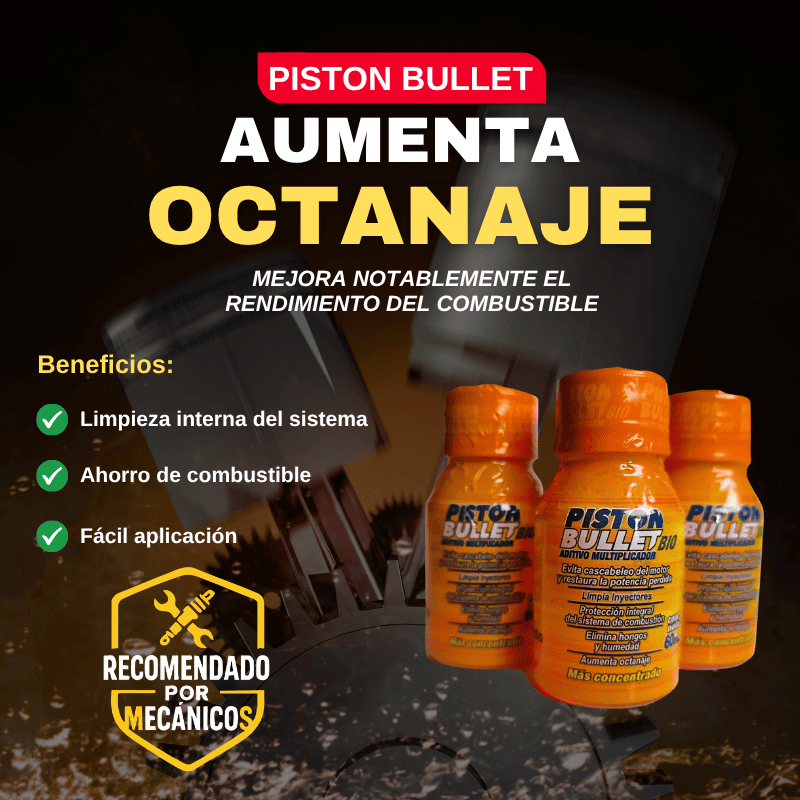 Pack 3 unidades Aditivo Piston Bullet Bio
