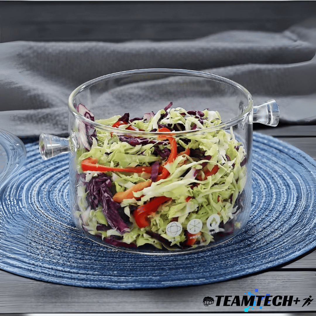 Olla de Vidrio borosilicato - Cocina Saludable y Elegante