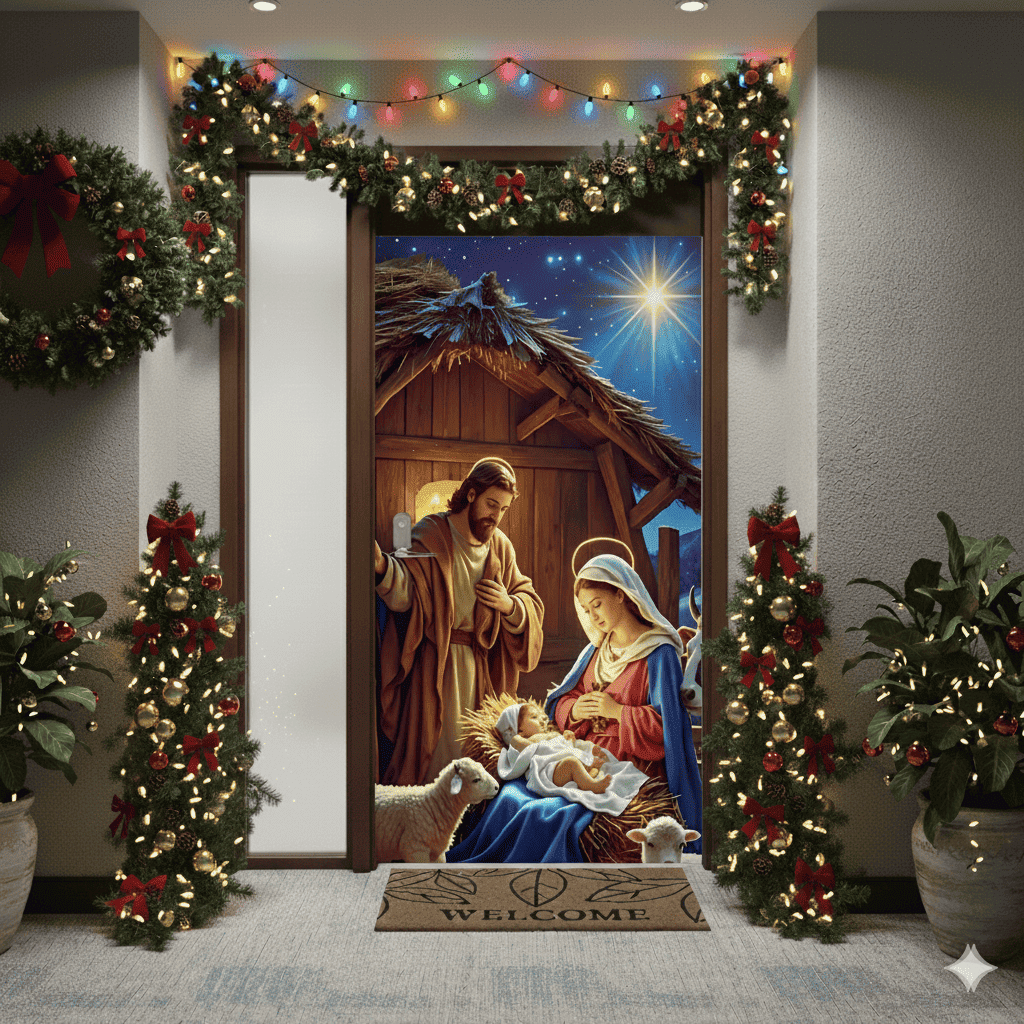 Fundas Navideñas Para Puertas