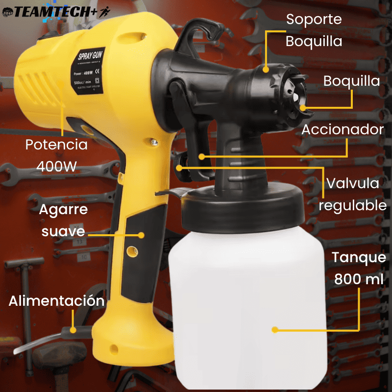 Pistola de pintura Pulverizante 400 W