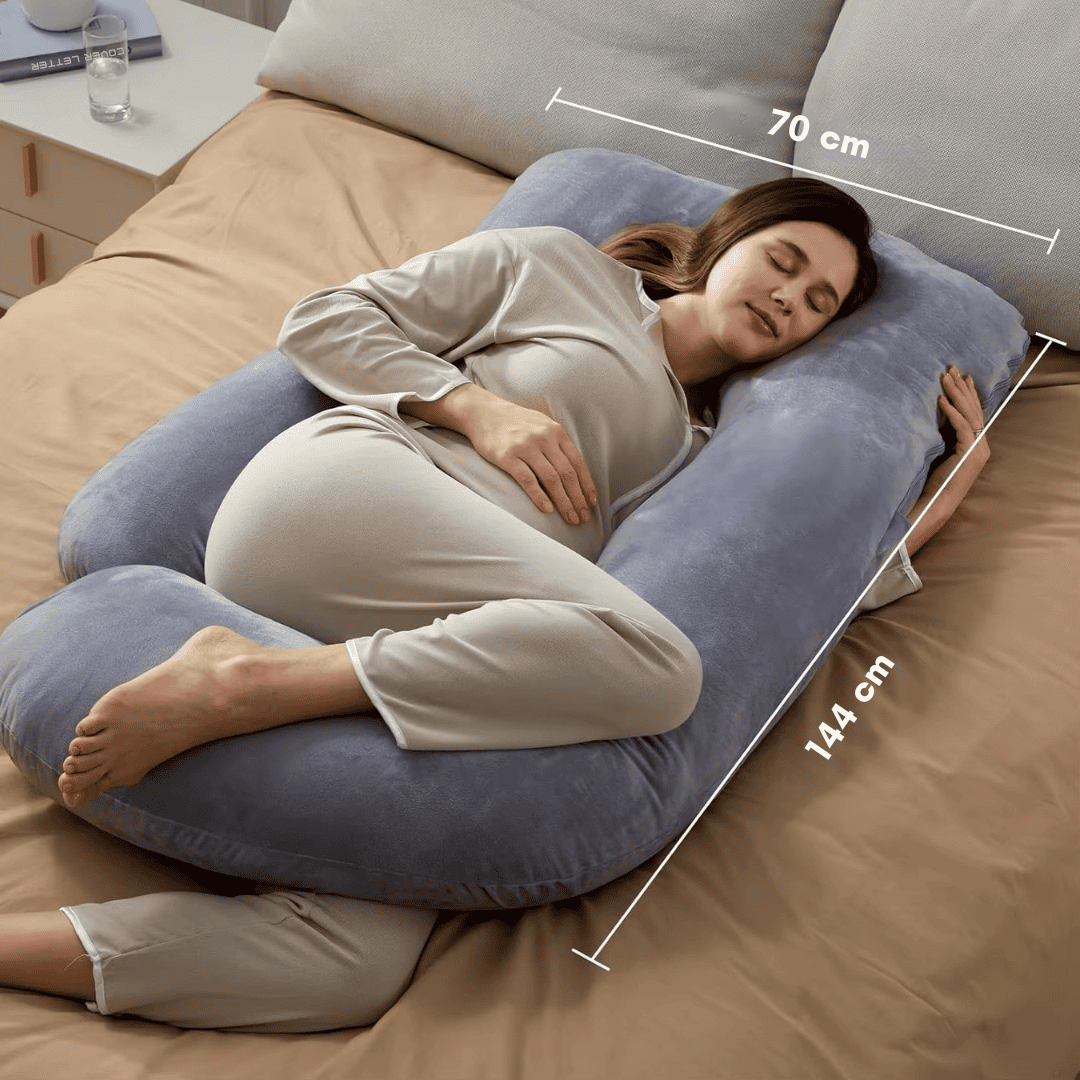 Almohada de Embarazo en U: Descanso Total Para Ti y Tu Bebé