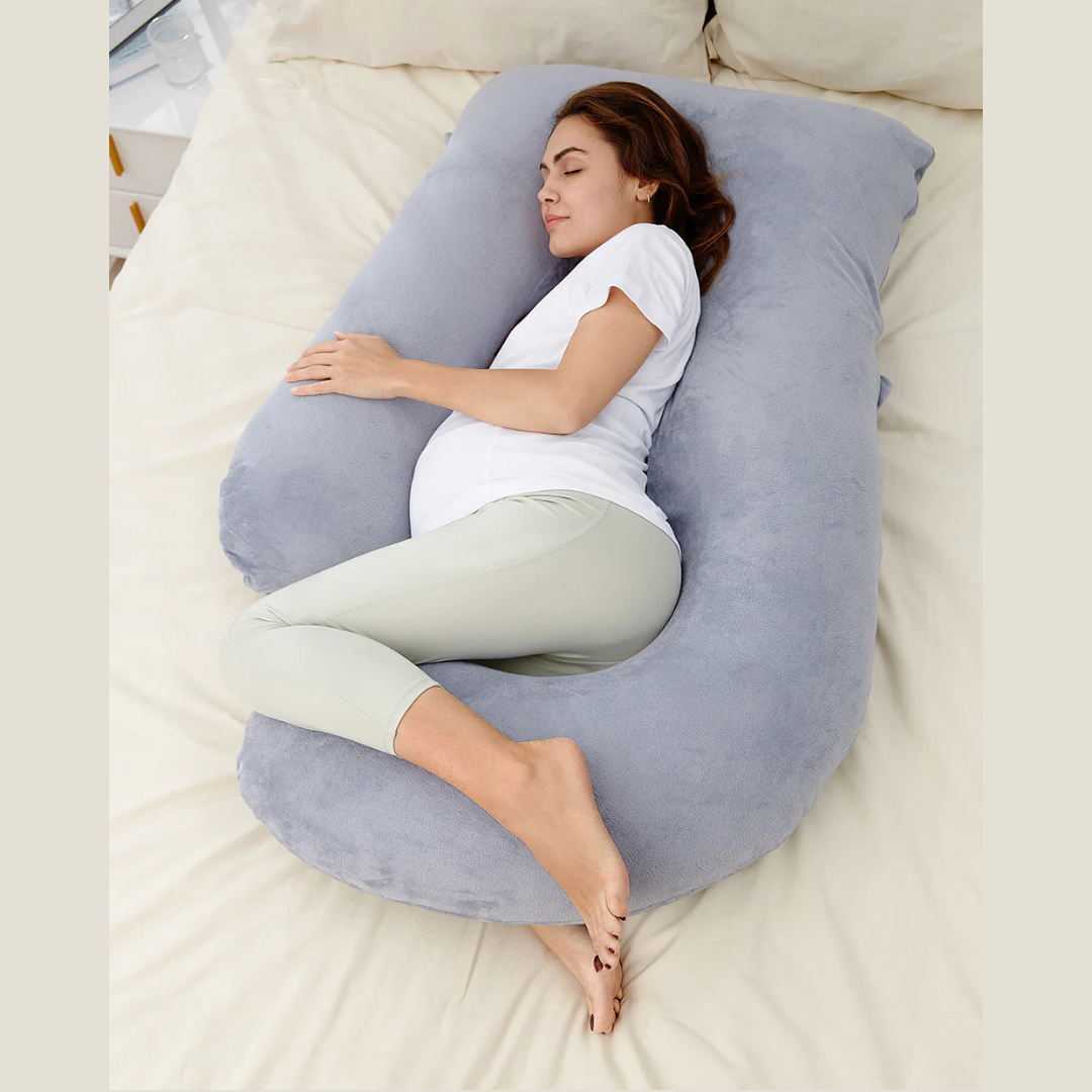 Almohada de Embarazo en U: Descanso Total Para Ti y Tu Bebé