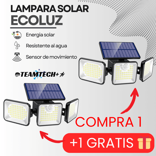 OFERTA 2X1 - Lampara Solar EcoLuz: ahorra energía e ilumina tus espacios