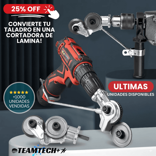 SteelCut: adapta tu taladro para corte de lámina.