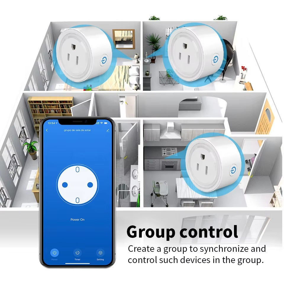 Enchufe Wi-Fi Inteligente Smart Plus